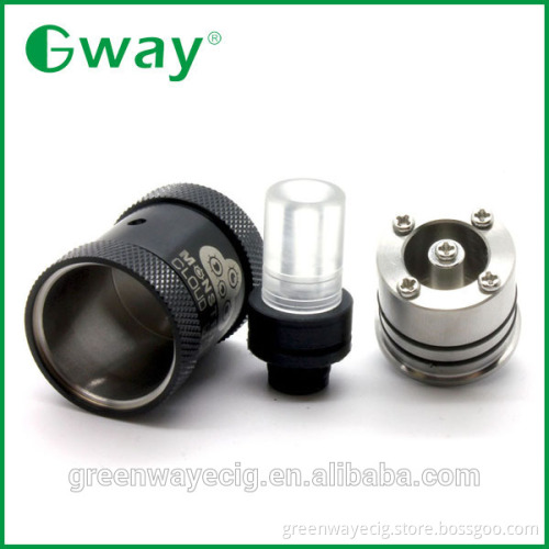 Pyrex glass driptip monster cloud RDA, rebuildable atomizer monster cloud, 1:1 clone rda